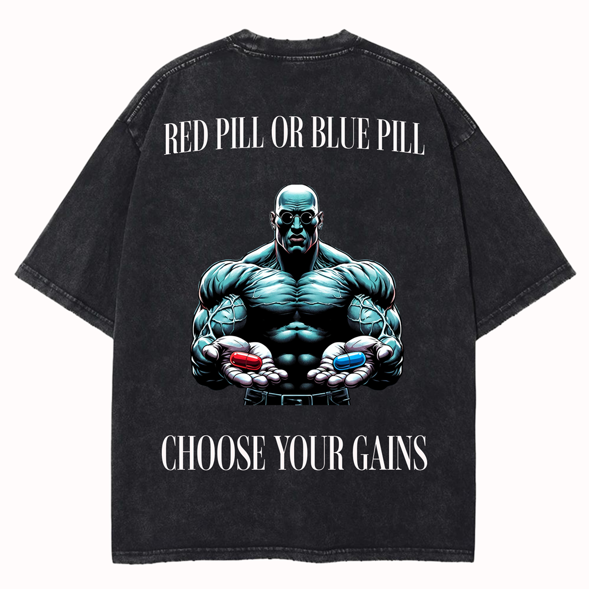 "Red Pill Blue Pill" Oversized T-shirt